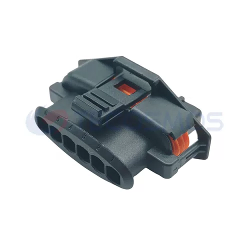 Waterproof 6-Pin Female Accelerator Pedal Plug ABS/Nylon Copper for Car Electronic Wire Harness Connection Part Number - image 2